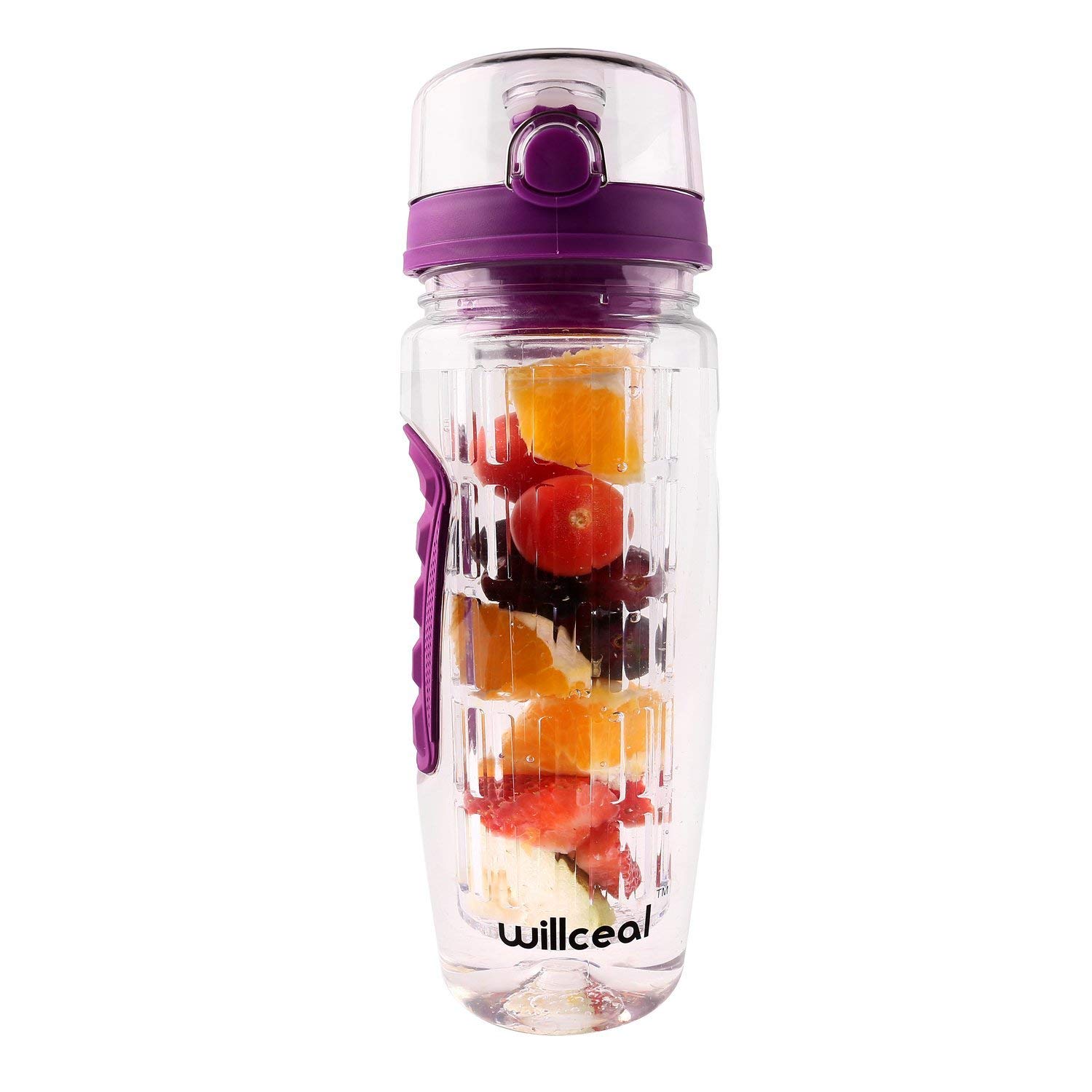 Willceal Fruit Infuser Water Bottle. Бутылка для воды с инфузером
